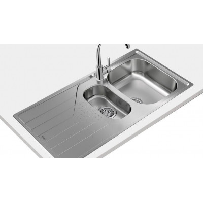 Fregadero inox Teka UNIVERSE60TXP 11/2C 1E REV - 1