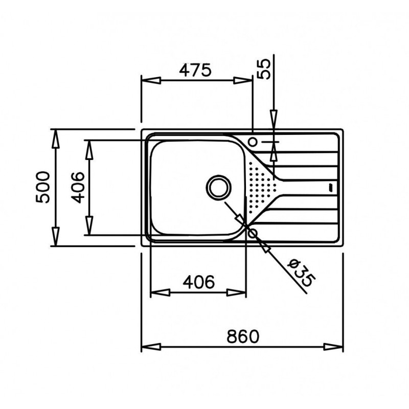 Fregadero inox Teka UNIVERSE50TXP 1C 1E PLUS DCHA - 5 Fregadero inox Teka UNIVERSE50TXP 1C 1E PLUS DCHA - 5
