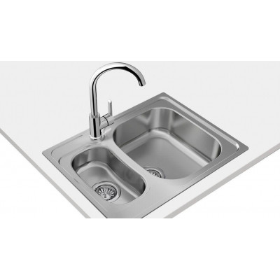 Fregadero inox Teka UNIVERSE60TXP 11/2C - 1