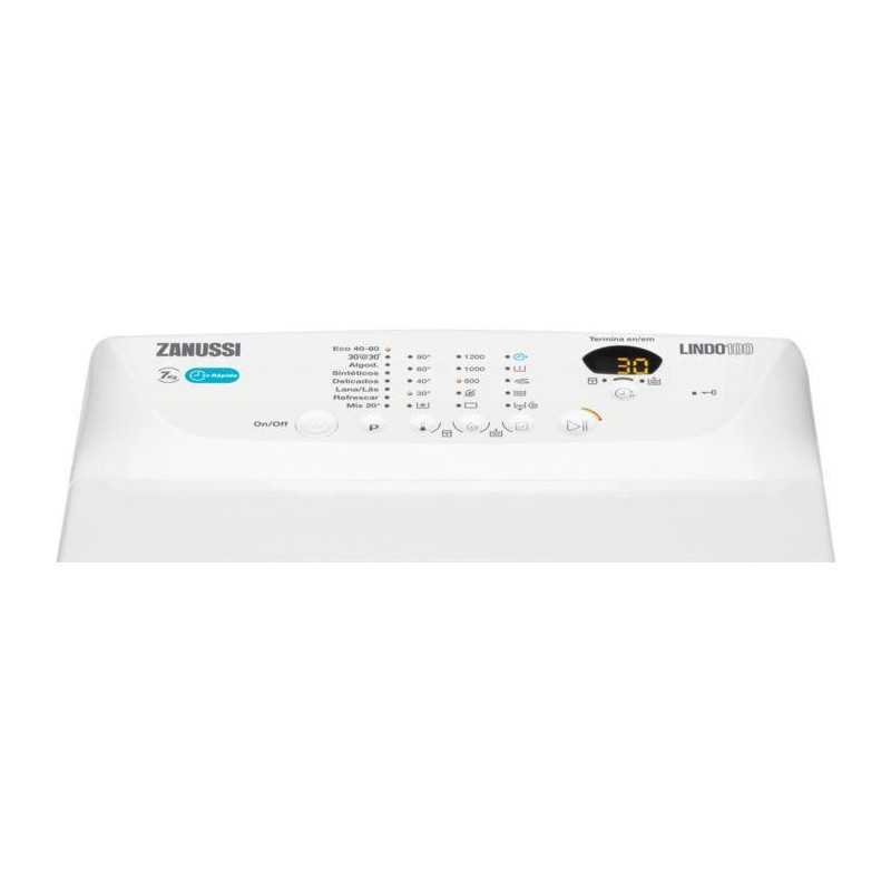 Lavadora superior Zanussi ZWQ71265CI - 7 Lavadora superior Zanussi ZWQ71265CI - 7