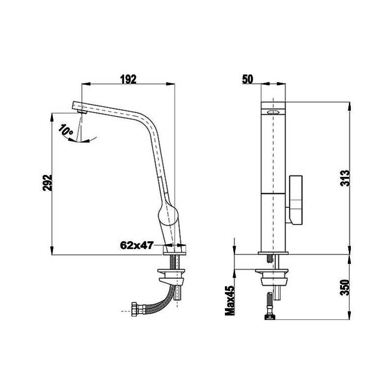 Grifo Teka ICC915 TITANIUM - 6 Grifo Teka ICC915 TITANIUM - 6