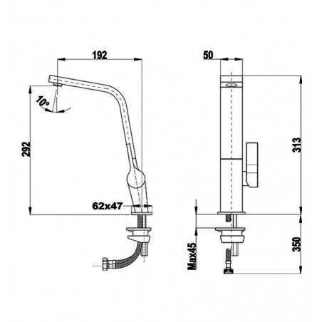 Grifo Teka ICC915 TITANIUM - 6 Grifo Teka ICC915 TITANIUM - 6