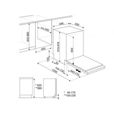 Lavavajillas 45 INT Smeg ST4512IN - 11