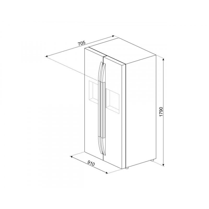 Frigo side by side Smeg SBS63XDF - 3 Frigo side by side Smeg SBS63XDF - 3