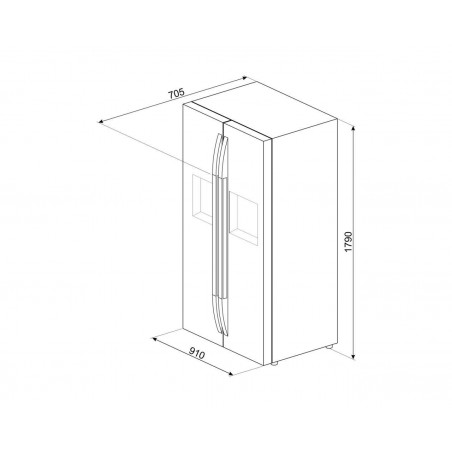 Frigo side by side Smeg SBS63XDF - 3 Frigo side by side Smeg SBS63XDF - 3
