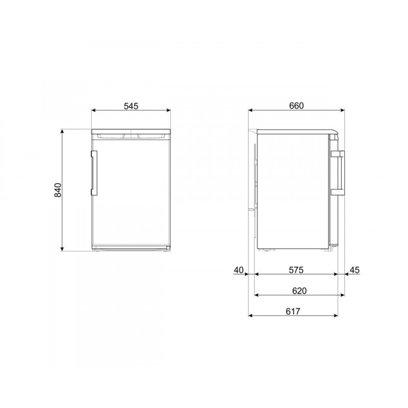 Frigorifico 1puerta Smeg FA120E - 3 Frigorifico 1puerta Smeg FA120E - 3