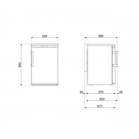 Frigorifico 1puerta Smeg FA120E - 3 Frigorifico 1puerta Smeg FA120E - 3