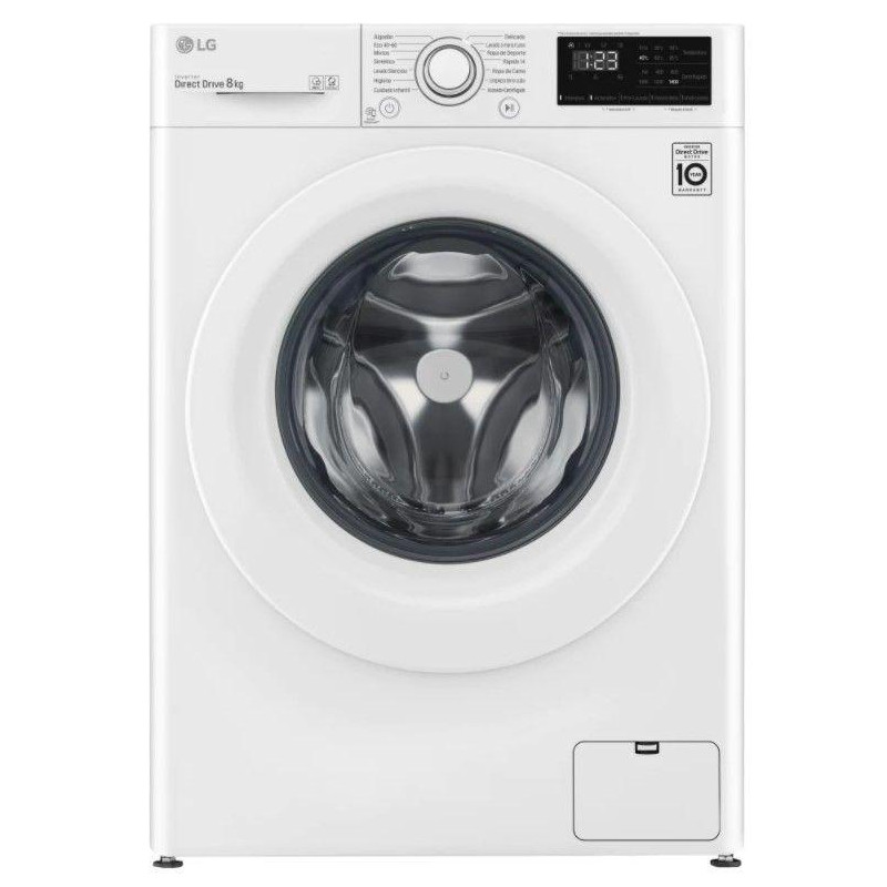 Lavadora frontal Lg F4WV3008N3W - 1