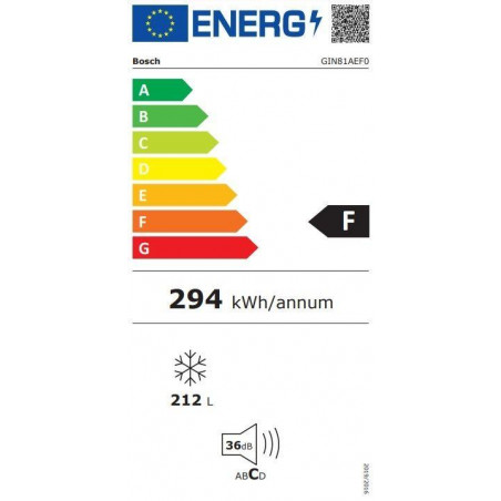 Congelador vertical NF INT Bosch GIN81AEF0, Infini - 2