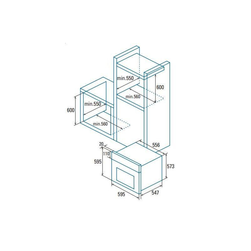 Horno MF indep. Cata MDS7206X (07034602) - 3