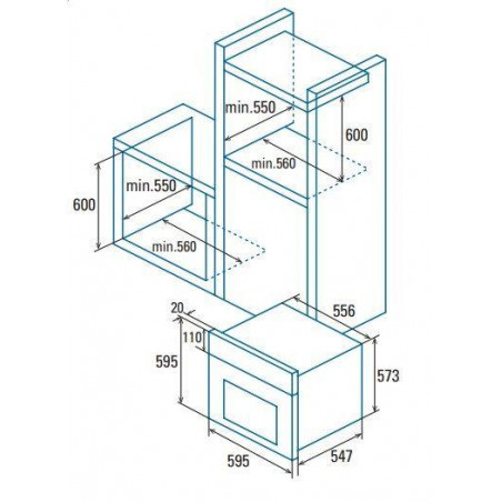 Horno MF indep. Cata MDS7206X (07034602) - 3