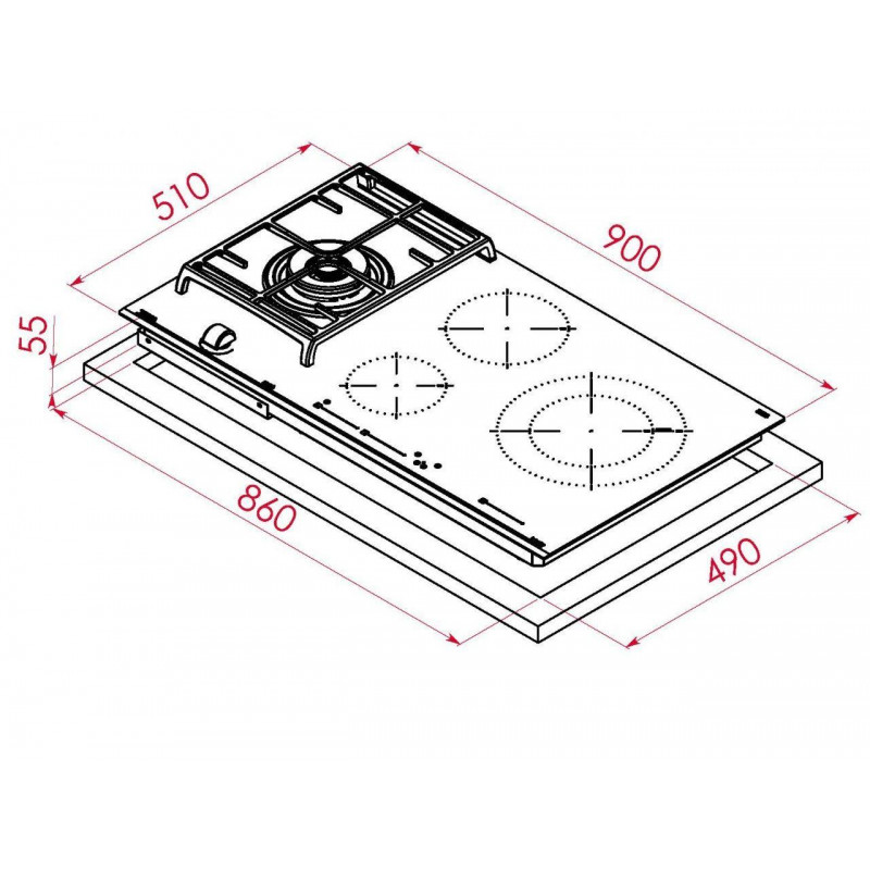Vitroceramica induccion indep. Teka JZC94313ABNBK - 3 Vitroceramica induccion indep. Teka JZC94313ABNBK - 3
