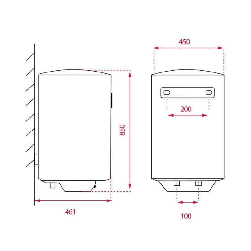 Termo electrico Teka EWH80C - 3 Termo electrico Teka EWH80C - 3