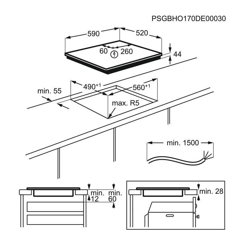 Vitroceramica Flex-induccion Aeg IAE63421CB - 2 Vitroceramica Flex-induccion Aeg IAE63421CB - 2