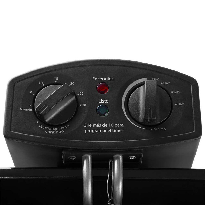 Freidora Orbegozo FDR55, 2180w, 4.5L, inox - 4