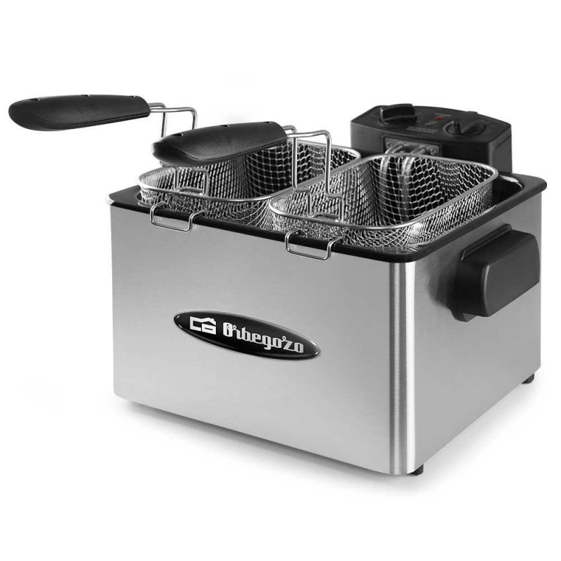 Freidora Orbegozo FDR55, 2180w, 4.5L, inox - 6