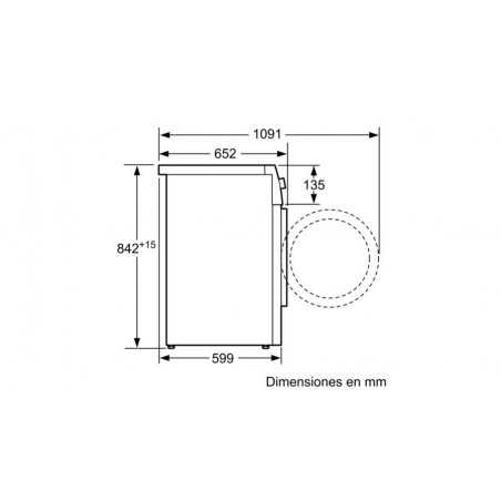 Secadora frontal Balay 3SC187B, Calif. energética B, Condensación, 8 kg - 3 Secadora frontal Balay 3SC187B, Calif. energética B, Condensación, 8 kg - 3