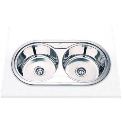 Fregadero inox Edesa K2SE842C - 1