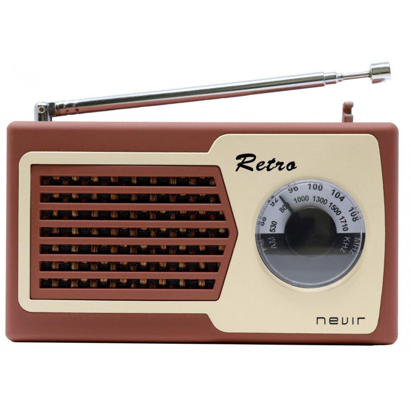 Radio Nevir NVR200MARRON - 1