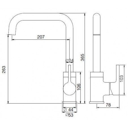 Grifo cocina Nova FR17ACERO - 3