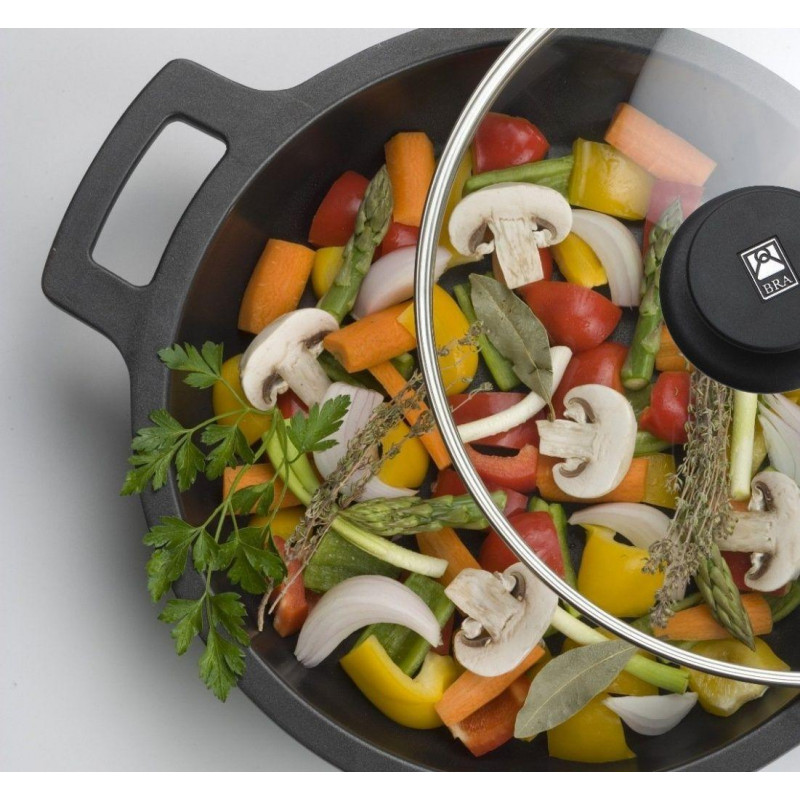 Sarten Wok Bra EFFICIENT A272024, 24 CM. - 5 Sarten Wok Bra EFFICIENT A272024, 24 CM. - 5