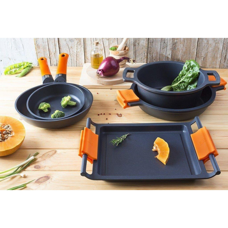 Sarten Wok Bra EFFICIENT A272024, 24 CM. - 6 Sarten Wok Bra EFFICIENT A272024, 24 CM. - 6