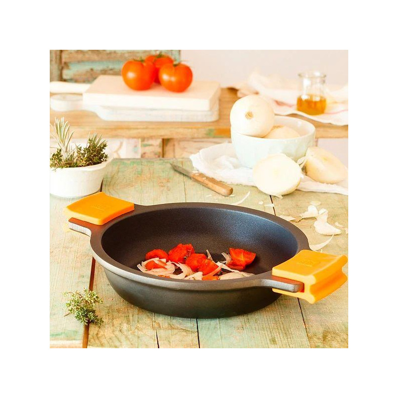 Cacerola baja Bra Efficient, A270528, con tapa, 28 - 16 Cacerola baja Bra Efficient, A270528, con tapa, 28 - 16