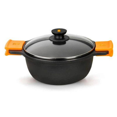Cacerola alta Bra Efficient A270332, con tapa, 32 - 1