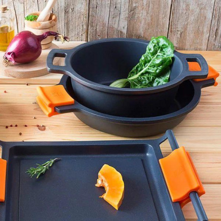 Cacerola alta Bra Efficient A270332, con tapa, 32 - 9