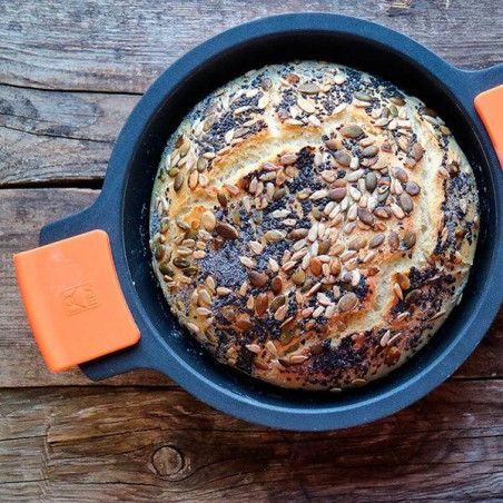 Cacerola alta Bra Efficient A270332, con tapa, 32 - 13