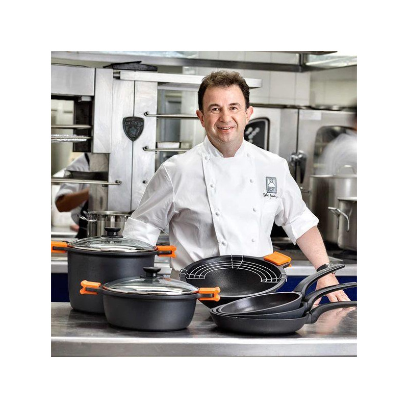 Cacerola alta Bra Efficient A270328, con tapa, 28 - 5