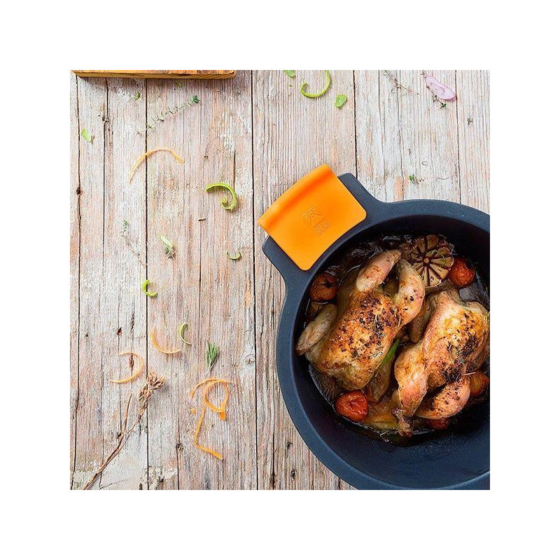 Cacerola alta Bra Efficient A270328, con tapa, 28 - 12