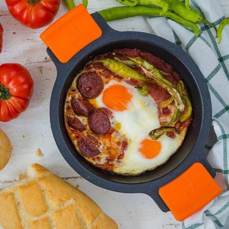 Cacerola alta Bra Efficient A270328, con tapa, 28 - 15