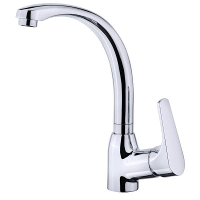 Grifo Teka MTP915, monomando, caño alto, cromo - 1