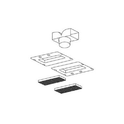 Kit recirculacion Teka SET1L, para campana decoraQ - 1