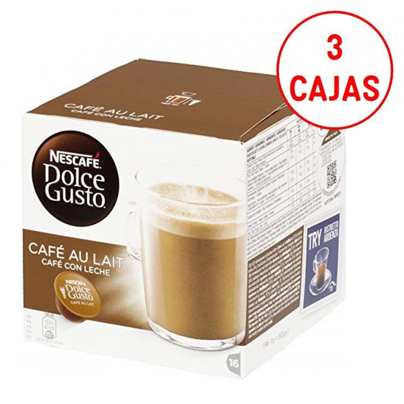 Capsulas cafe Dolce Gusto Nestle CAFE CON LECHE ( - 1
