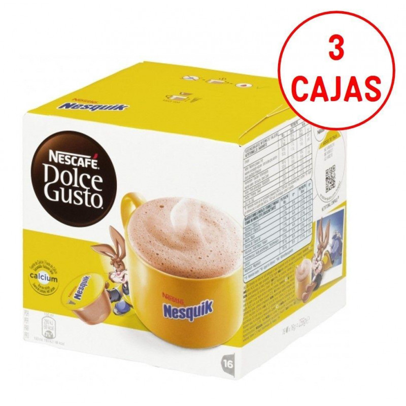 Capsulas cafe Dolce Gusto Nestle NESQUIK (3 estuc - 1