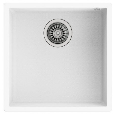 Fregadero sintetico BE Teka SQUARE40.40TGBLANCOART - 1 Fregadero sintetico BE Teka SQUARE40.40TGBLANCOART - 1