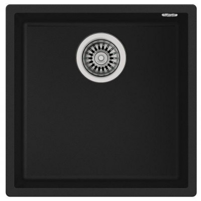 Fregadero sintetico BE Teka SQUARE40.40TGNEGRO - 1