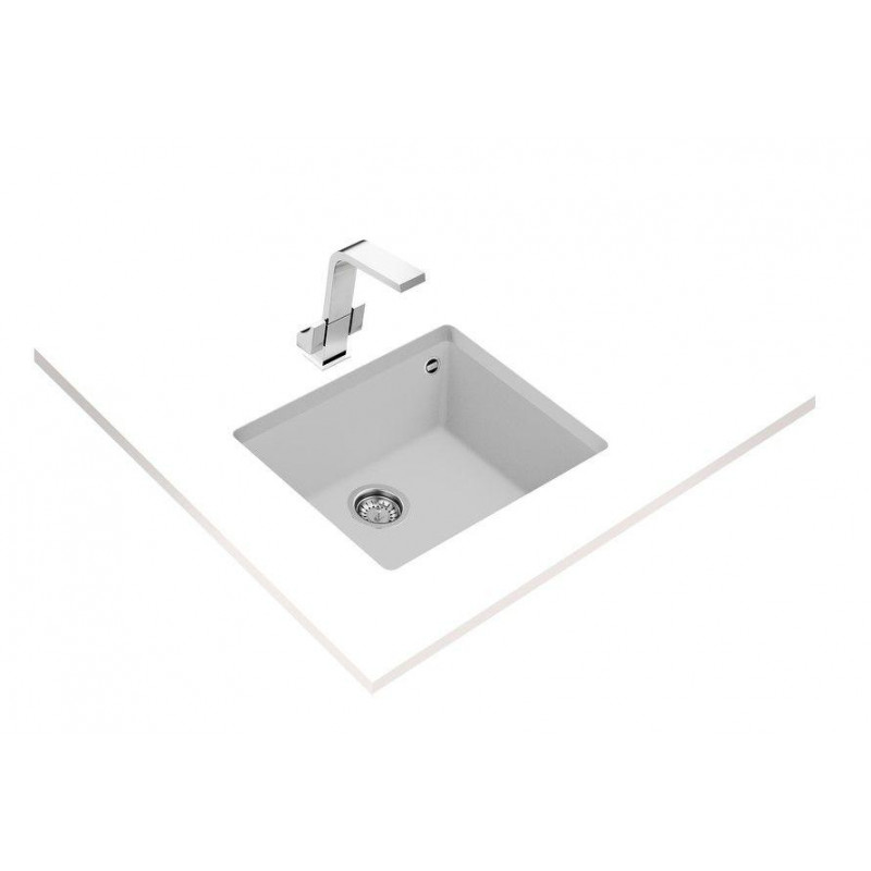 Fregadero sintetico BE Teka SQUARE50.40TGBLANCOART - 3