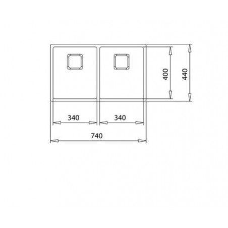 Fregadero inox Teka PureLine FLEXLINEARS152C740 - 2 Fregadero inox Teka PureLine FLEXLINEARS152C740 - 2