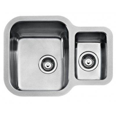 Fregadero inox Teka BE112C625REV, bajo encimera, - 1