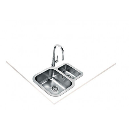 Fregadero inox Teka BE112C625REV, bajo encimera, - 3 Fregadero inox Teka BE112C625REV, bajo encimera, - 3