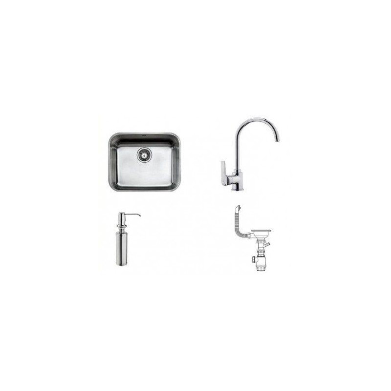 Fregadero inox Teka TEKAWAYBE4540+IN995+JBN, 1 sen - 2 Fregadero inox Teka TEKAWAYBE4540+IN995+JBN, 1 sen - 2