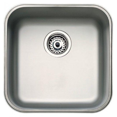 Fregadero inox Teka BE4040PLUS, 1 seno, mueble 50 - 1