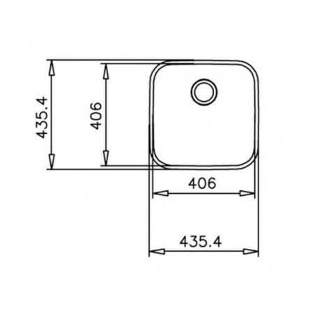 Fregadero inox Teka BE4040PLUS, 1 seno, mueble 50 - 3 Fregadero inox Teka BE4040PLUS, 1 seno, mueble 50 - 3