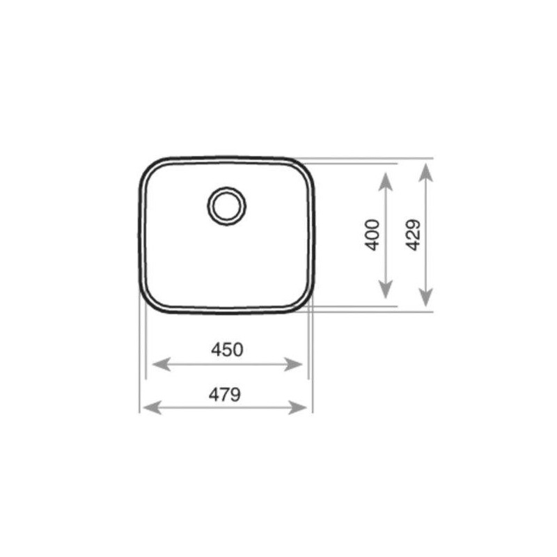 Fregadero inox Teka BE4540 - 3