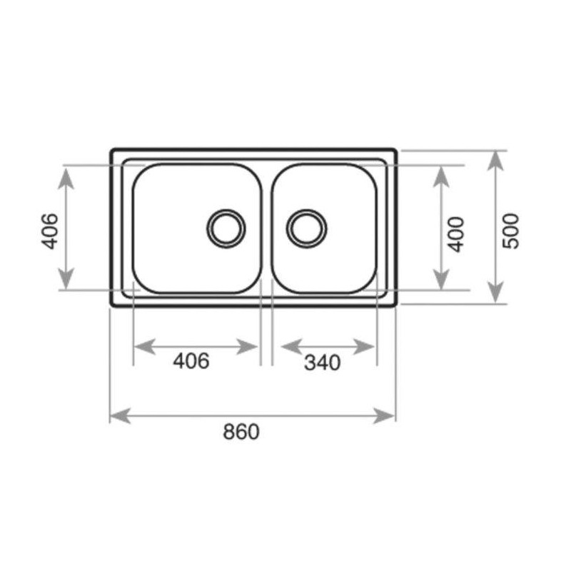 Fregadero inox Teka CLASSIC2C86 REV SF - 2 Fregadero inox Teka CLASSIC2C86 REV SF - 2