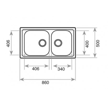 Fregadero inox Teka CLASSIC2C86 REV SF - 2 Fregadero inox Teka CLASSIC2C86 REV SF - 2