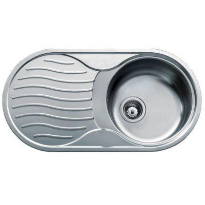Fregadero inox Teka DR801C1EIZD, 1 seno, escurrido - 1